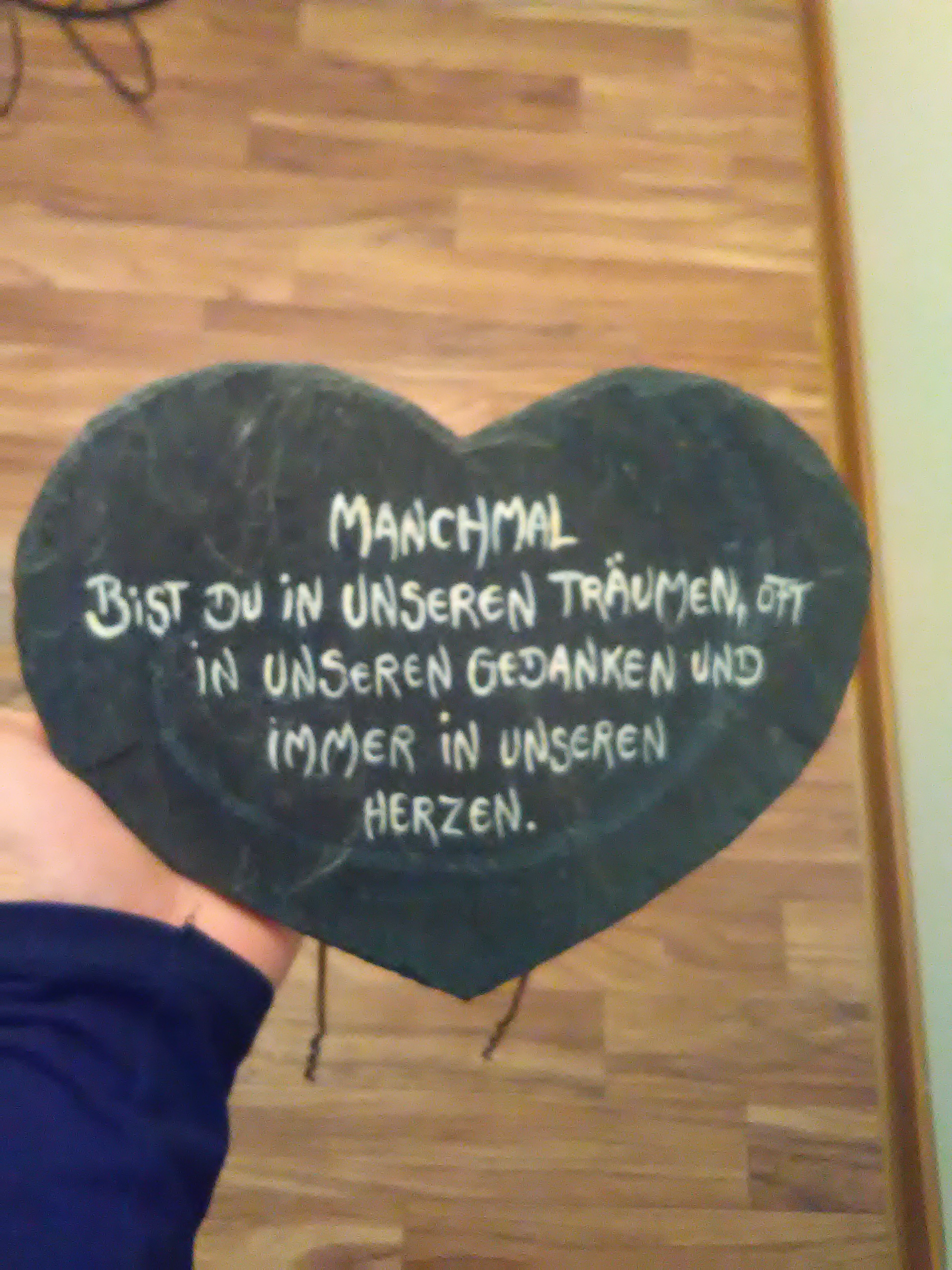 Manchmal bist du in unseren Träumen RECHTECK