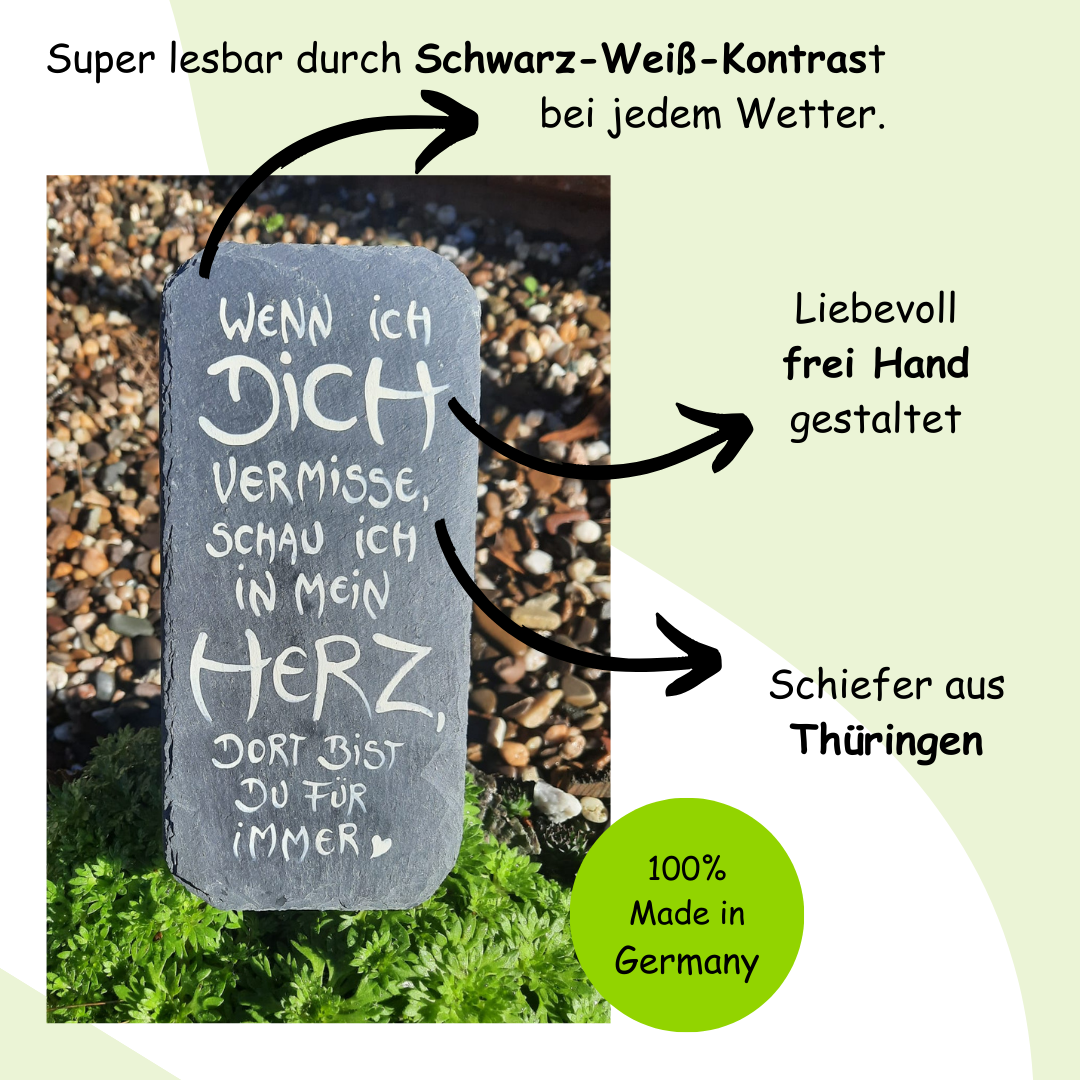 Wenn ich dich vermisse RECHTECK