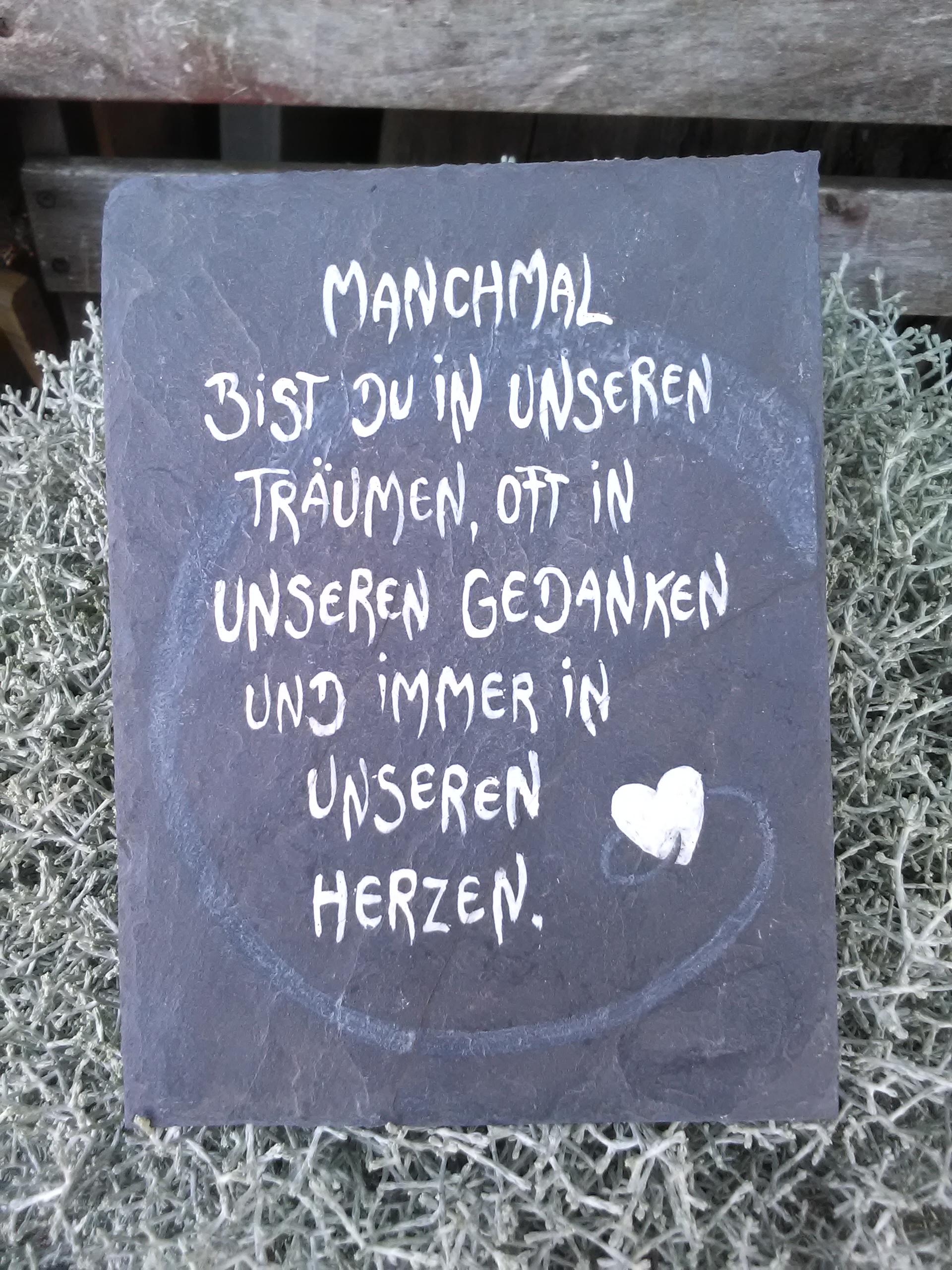 Manchmal bist du in unseren Träumen RECHTECK