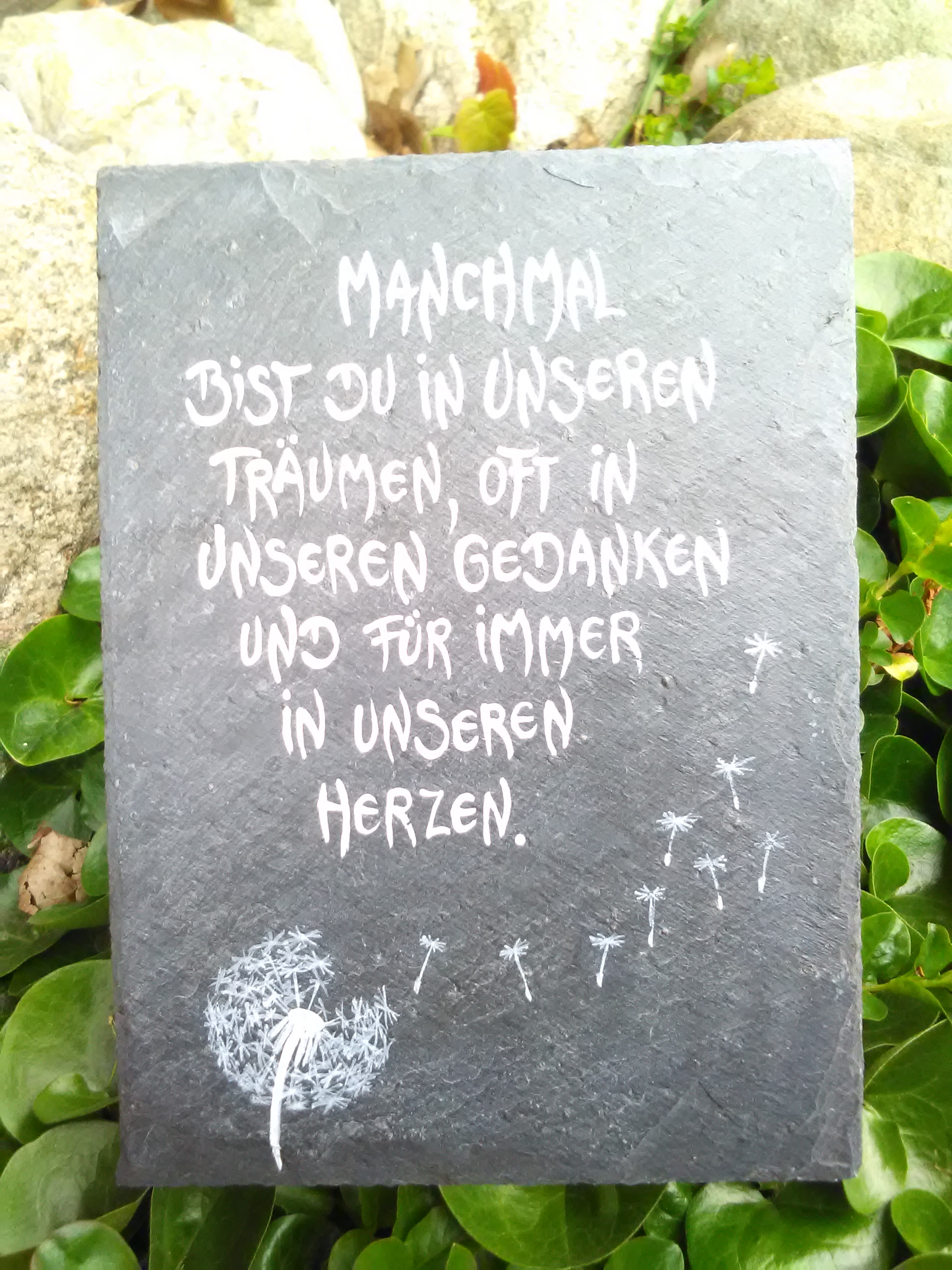 Manchmal bist du in unseren Träumen RECHTECK